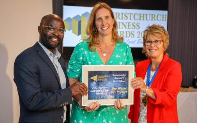 LIZ LEAVES ON A TRIUMPHANT WIN AS CHARITY SCOOPS COMMUNITY SUPPORT AWARD