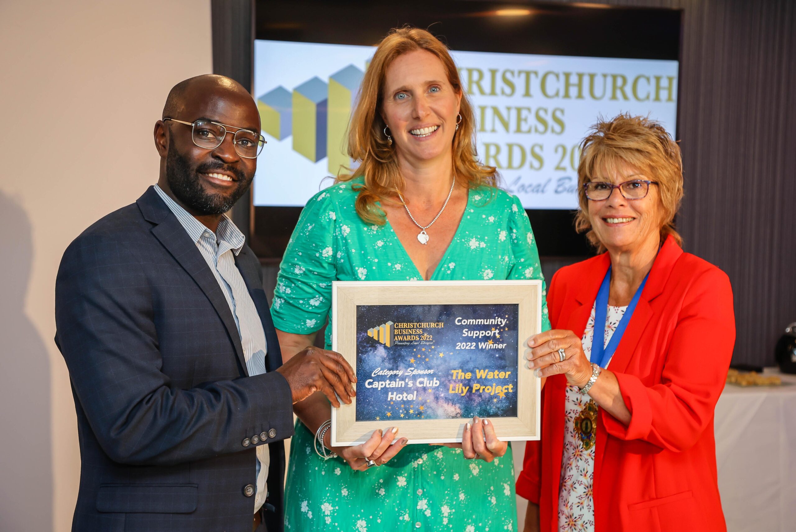 LIZ LEAVES ON A TRIUMPHANT WIN AS CHARITY SCOOPS COMMUNITY SUPPORT AWARD